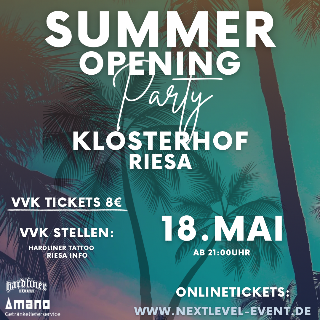 Klosterhof Summer Opening