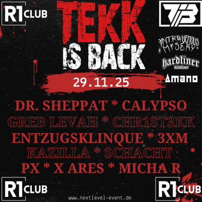 Tekk is Back @R1Club Riesa Phase 2