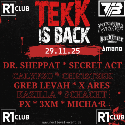 Tekk is Back @R1Club Riesa Phase 2
